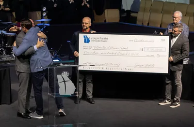 Georgia Baptists present $1.7M check to IMB | Baptist Press
